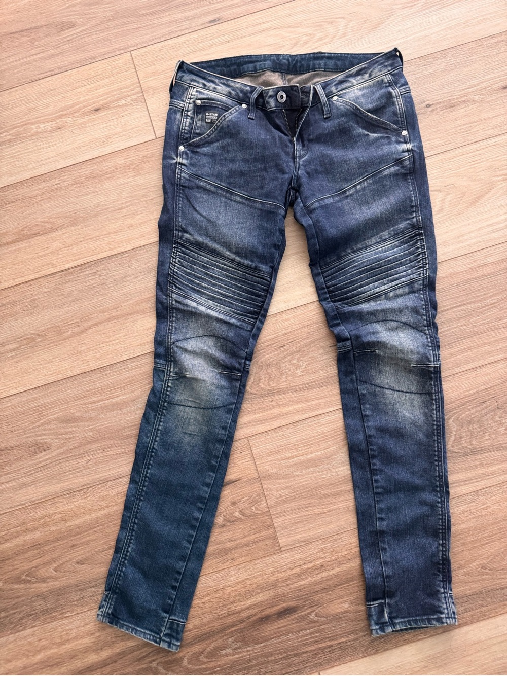 G-Star Women's Skinny Jeans in Washed Blue